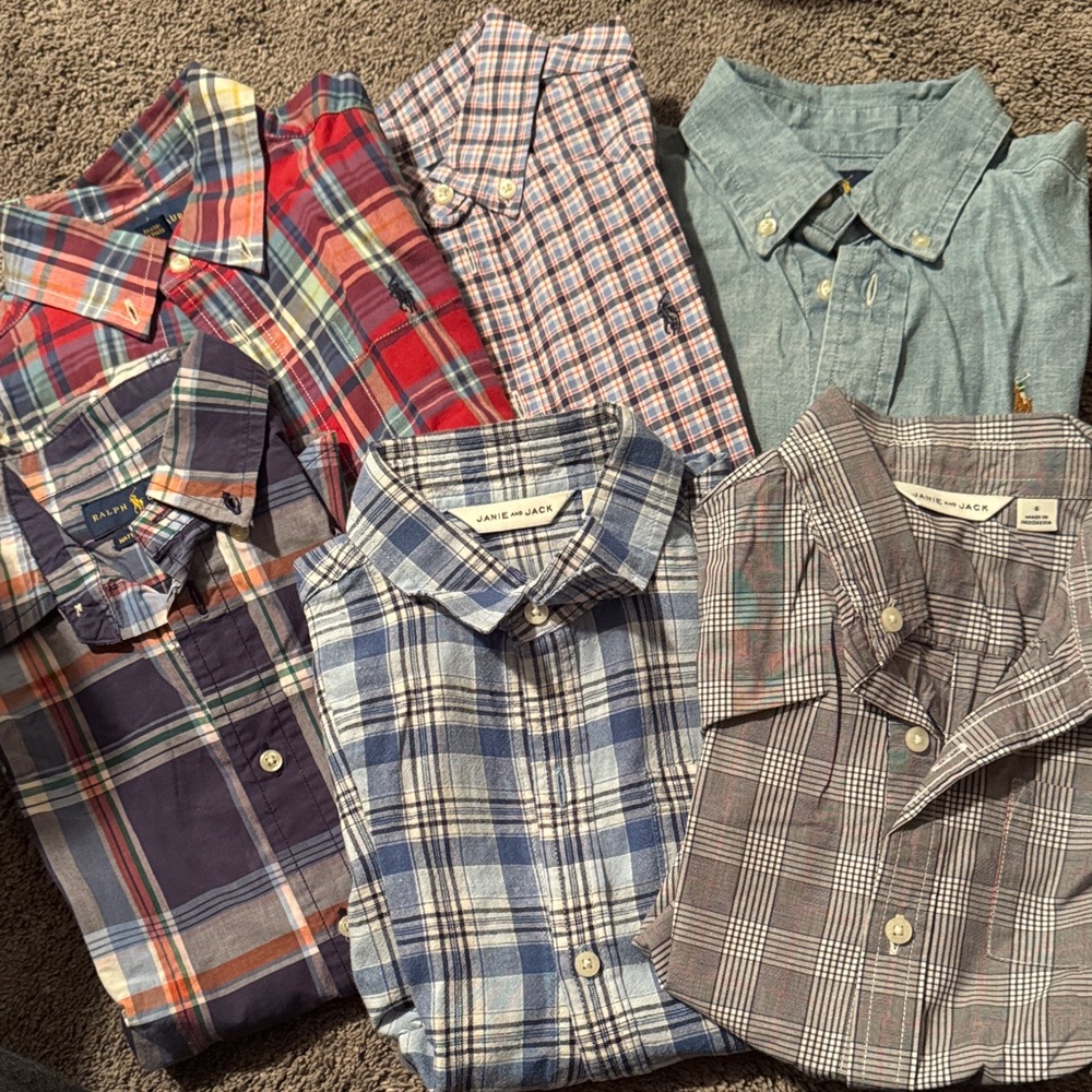 Boy’s Plaid Shirt Collection